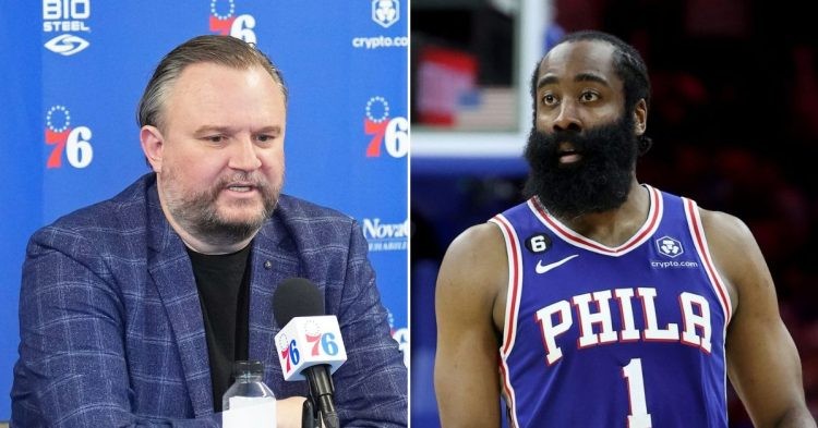 Daryl Morey and James Harden (Credits: Getty Images)