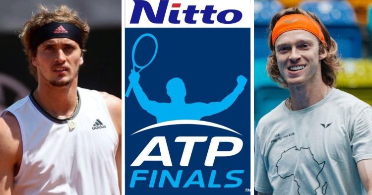 Alexander Zverev, Andrey Rublev at Nitto ATP Finals