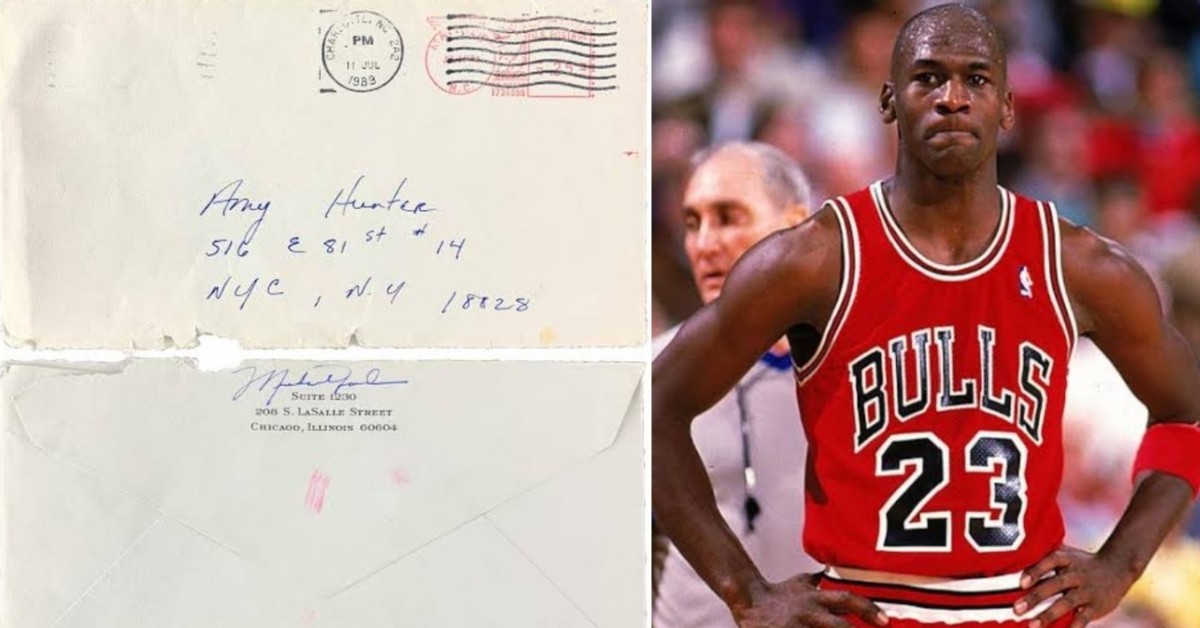 Michael Jordan wrote a letter to Amy Hunter 