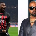 Report on Rafael Leao as the Portuguese winger went viral on social media after linking up with American rapper, Kanye West.