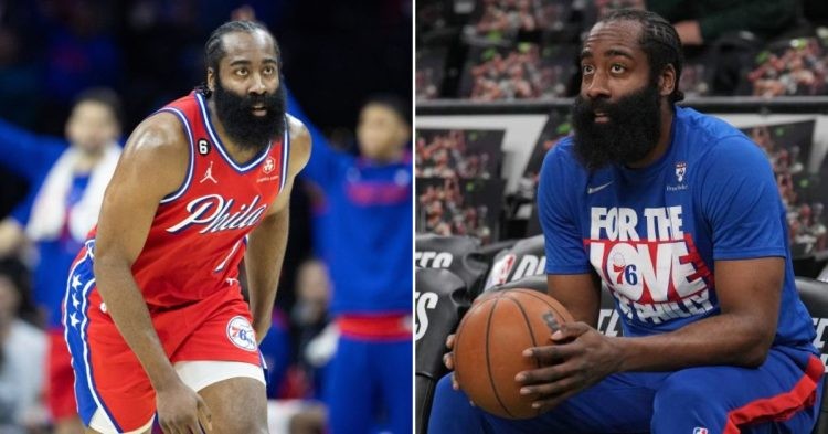 James Harden (Credits - Sporting News and Sixers Wire USA Today)