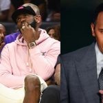 Rich Paul with LeBron James and Stephen A. Smith