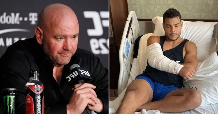 Dana White confirms Paulo Costa is out from UFC 294 fight card (Credit- MMA Fighting)