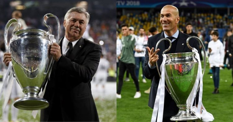 Report on Zinedine Zidane as the Frenchman is speculated to be the number one favourite to take over Real Madrid after Carlo Ancelotti.