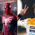 Lando Norris to partner with PlayStation to desing new suit for the new Spider-Man 2 game. (Credits - CNET, The Independent)