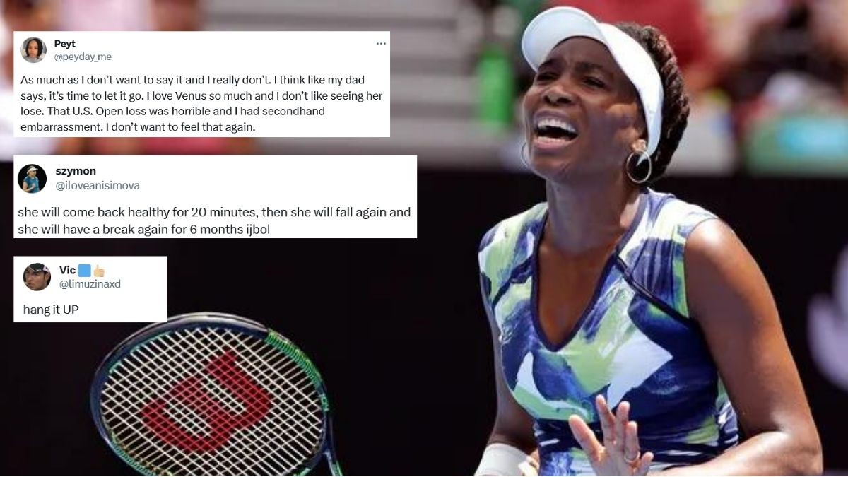 Venus Williams being criticized