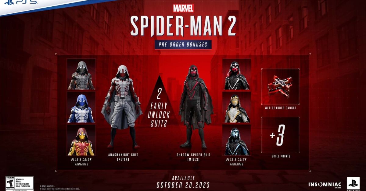 Spiderman 2 Preorder Bonus