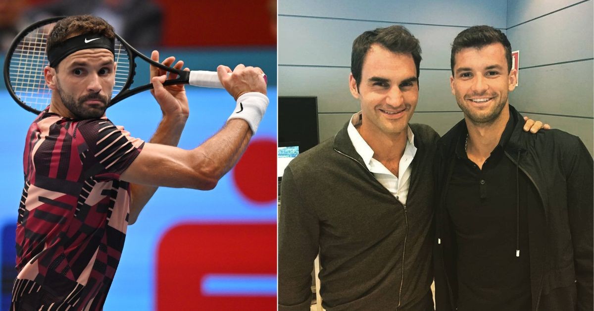 Grigor Dimitrov, Roger Federer with Grigor Dimitrov