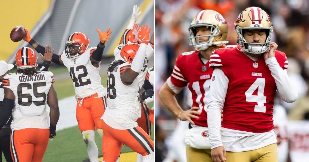 Browns thrashed the 49ers (Credit: New York Post)