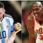 Lionel Messi and Michael Jordan