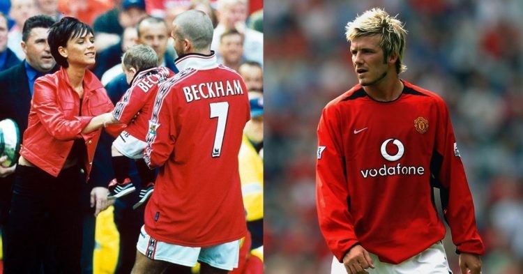 Report on Victoria Beckham as she looked back on the offensive chants of Manchester United fans in the Netflix documentary of David Beckham.