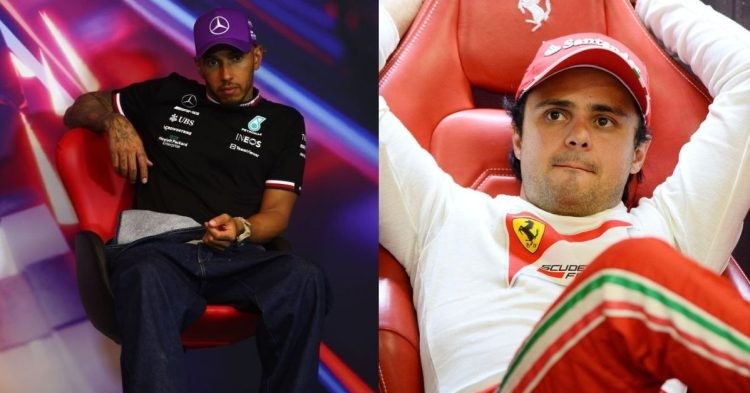 Felipe Massa loses it with multple dead ends as he rants about his worthy 2008 title