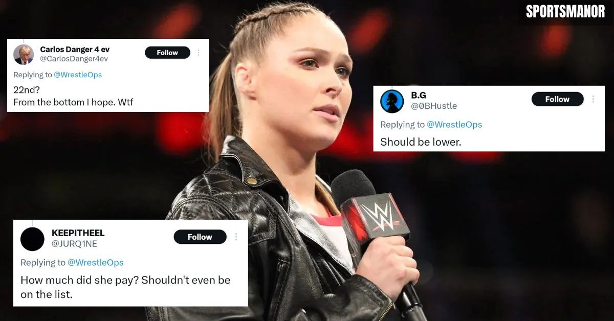 Fans react to Ronda Rousey outranking Becky Lynch