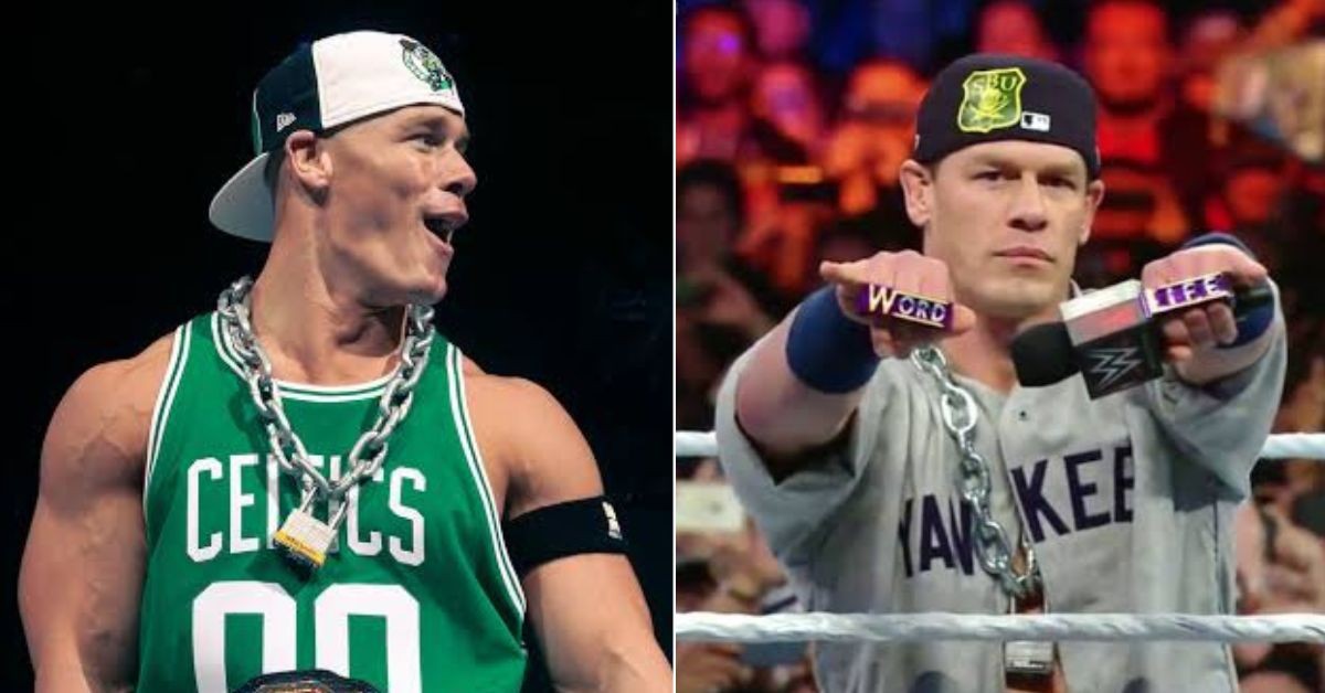 John Cena over the years in WWE