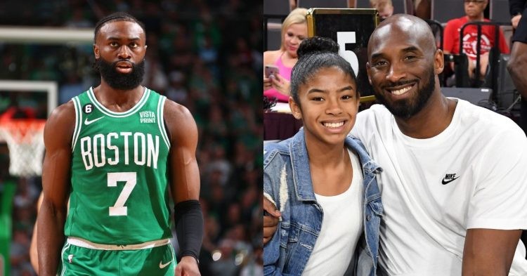 Jaylen Brown and Kobe Bryant (Credits: Getty Images and X)