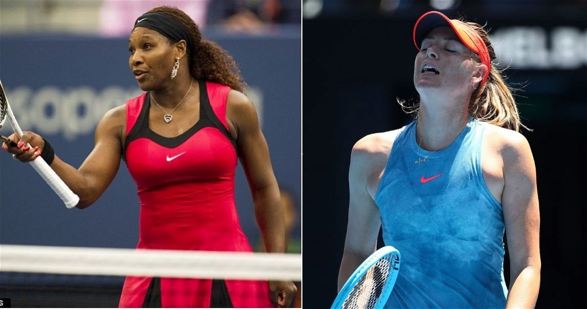 Serena Williams gets angry, Maria Sharapova in dismay