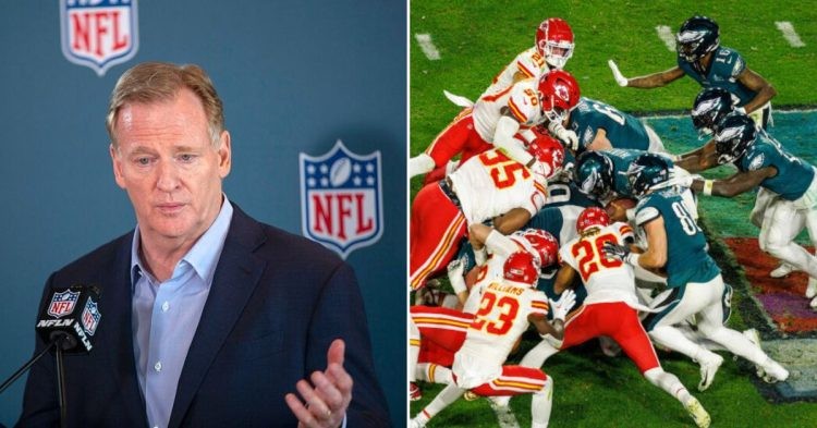 NFL commissioner Roger Goodell and the tush push move (Credit: CNN)