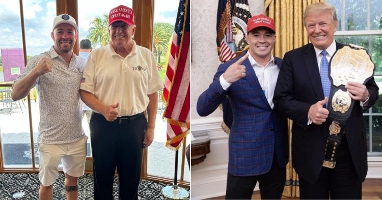 Colby Covington and Donald Trump
