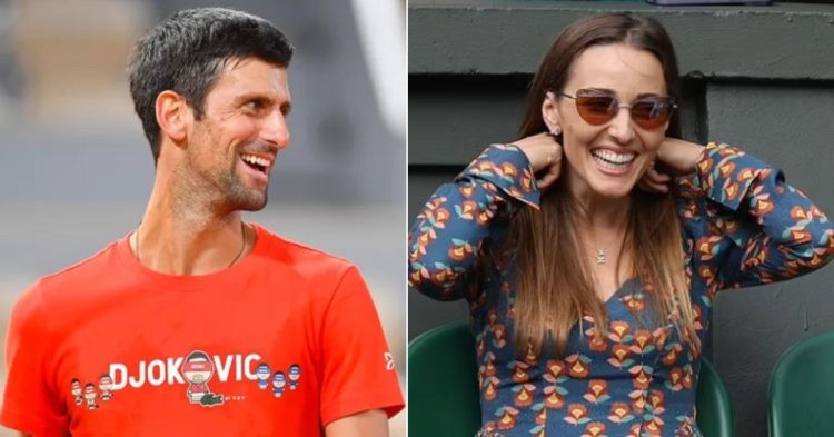 L-Novak Djokovic; R-Jelena Djokovic