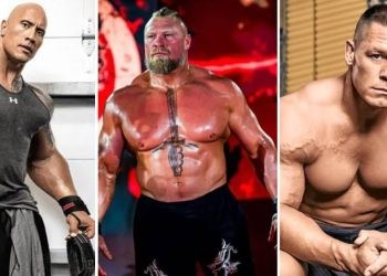 Dwayne Johnson, Brock Lesnar, John Cena
