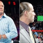Bret Hart, Shawn Michaels and Vince McMahon
