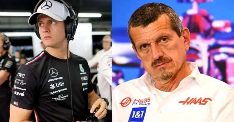 Mick Schumacher (left), Guenther Steiner (right) (Credits- PlanetF1, Daily Star)