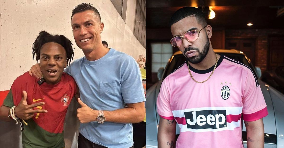 IShowSpeed and Drake are fans of Cristiano Ronaldo