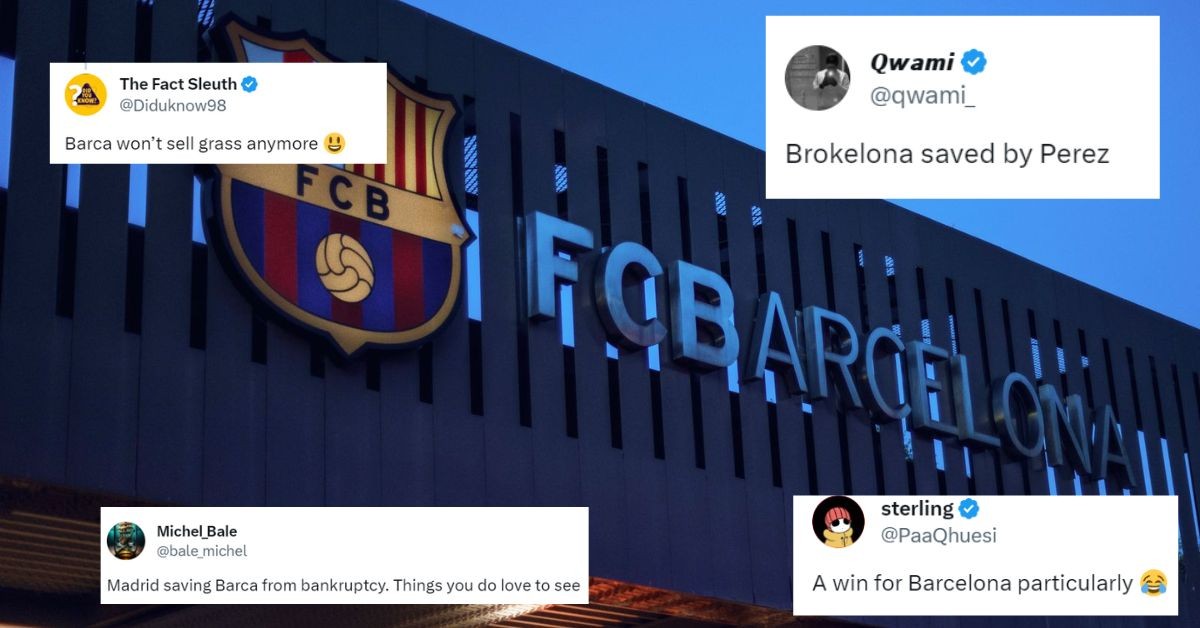 Soccer fans react to FC Barcelona getting saved by the European Super League