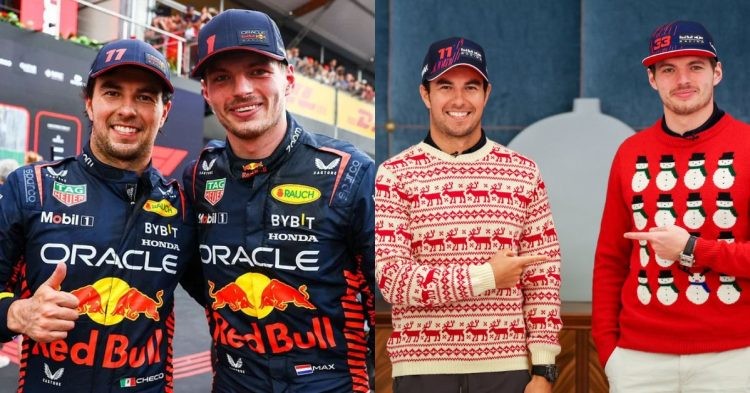 Sergio Perez and Max Verstappen (left, right) (Credits- Autosport, Twitter)
