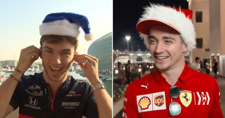 The time Pierre Gasly received a audio recording of joyous screams from Charles Leclerc. (Credits - Twitter)