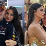 Max Verstappen with Kelly Piquet (left, right) (Credits- HELLO! Magazine, Twitter)