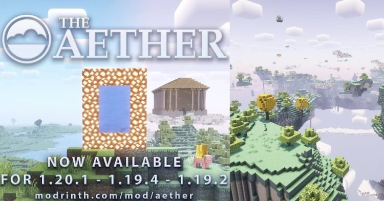 The Aether mod in Minecraft