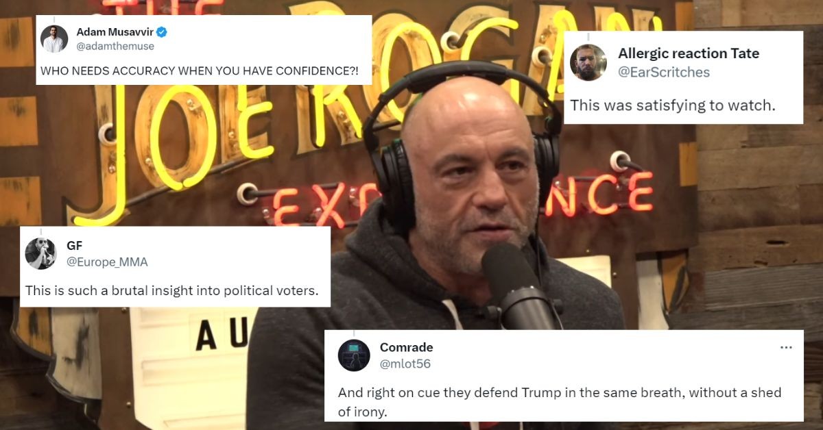 UFC fans ridicule Joe Rogan and Bo Nickel for their legendary mix-up about Donald Trump