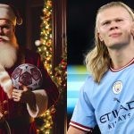 Report on Erling Haaland and Bukayo Saka as the Premier League duo join in on the Christman spirit in a comical way.