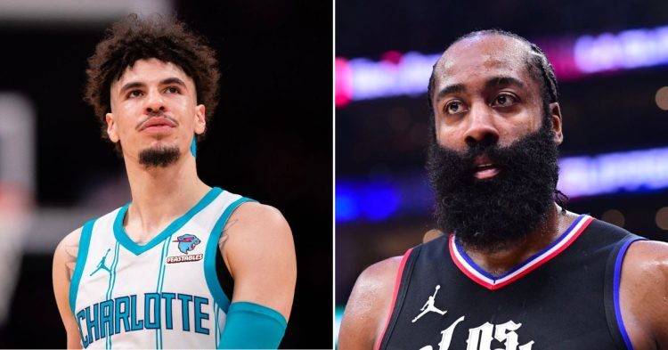 LaMelo Ball and James Harden (Credits - Getty Images)