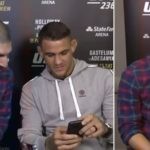 Ariel Helwani did not see anything inappropriate in Dustin Poirier's phone