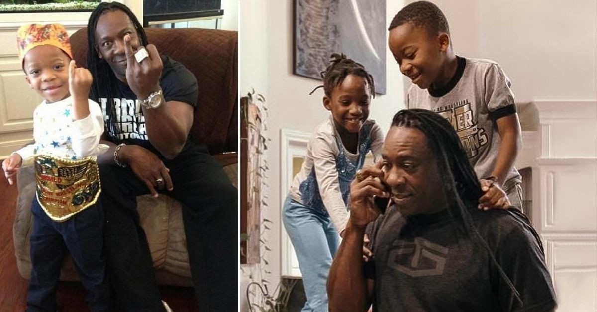 Booker T with his kids