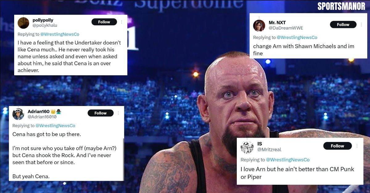 Fans reaction on Undertaker's list of best wrestling talkers.