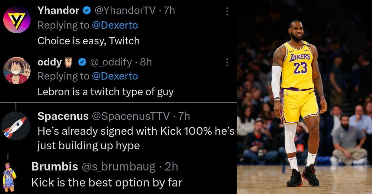 Fans reacts to LeBron James idea of streaming (credits- X)