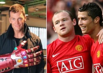 Tom Brady, Wayne Rooney and Cristiano Ronaldo