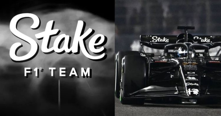 Stake F1 Team logo (left), former Alfa Romeo (right) (Credits- RACER, ContraReplica)