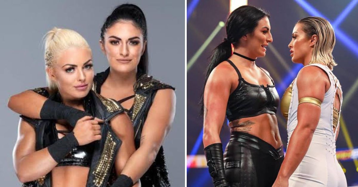 Mandy Rose and Sonya Deville in WWE