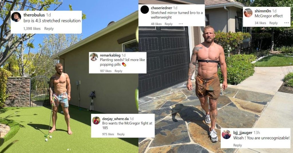 TJ Dillashaw gets roasted in the comments