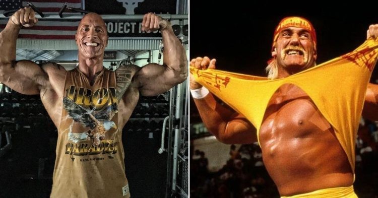 The Rock and Hulk Hogan