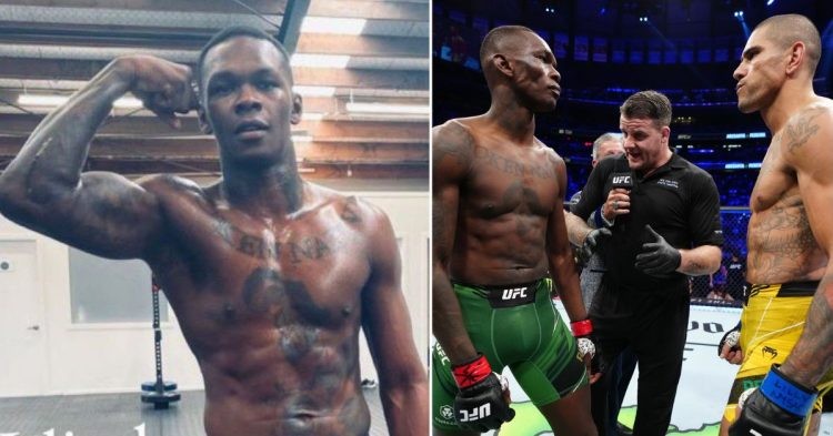 Fans believe Israel Adesanya could move up to light heavyweight to face Alex Pereira at UFC 300