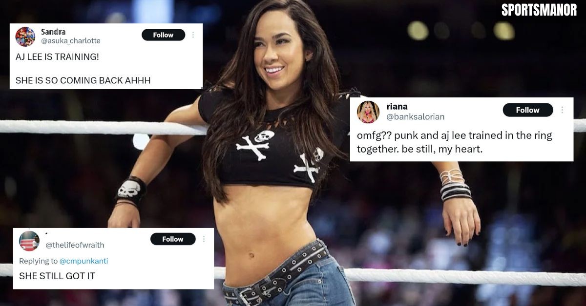Fans react to AJ Lee training with CM Punk