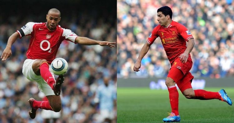 Thierry Henry and Luis Suarez