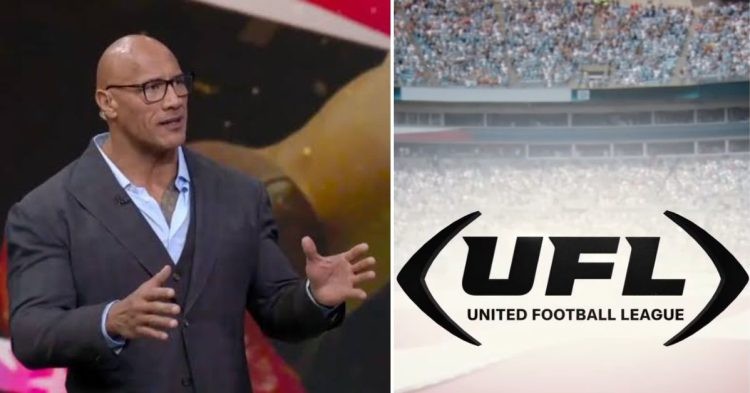 Dwayne Johnson announces XFL and USFL merger