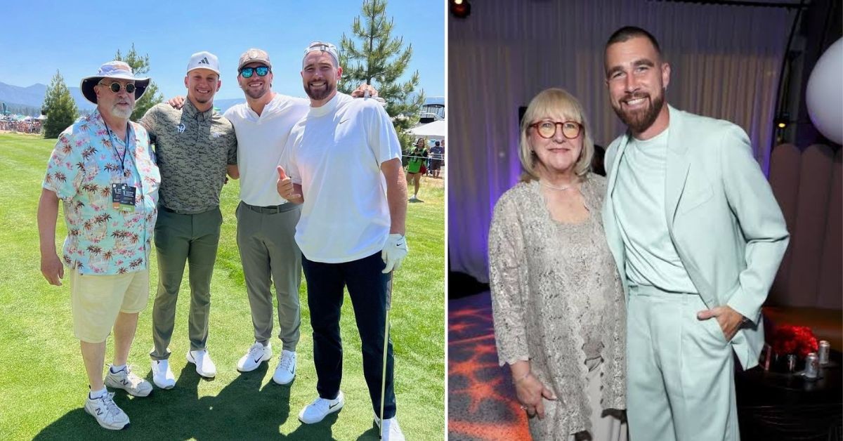 Travis Kelce and his parents