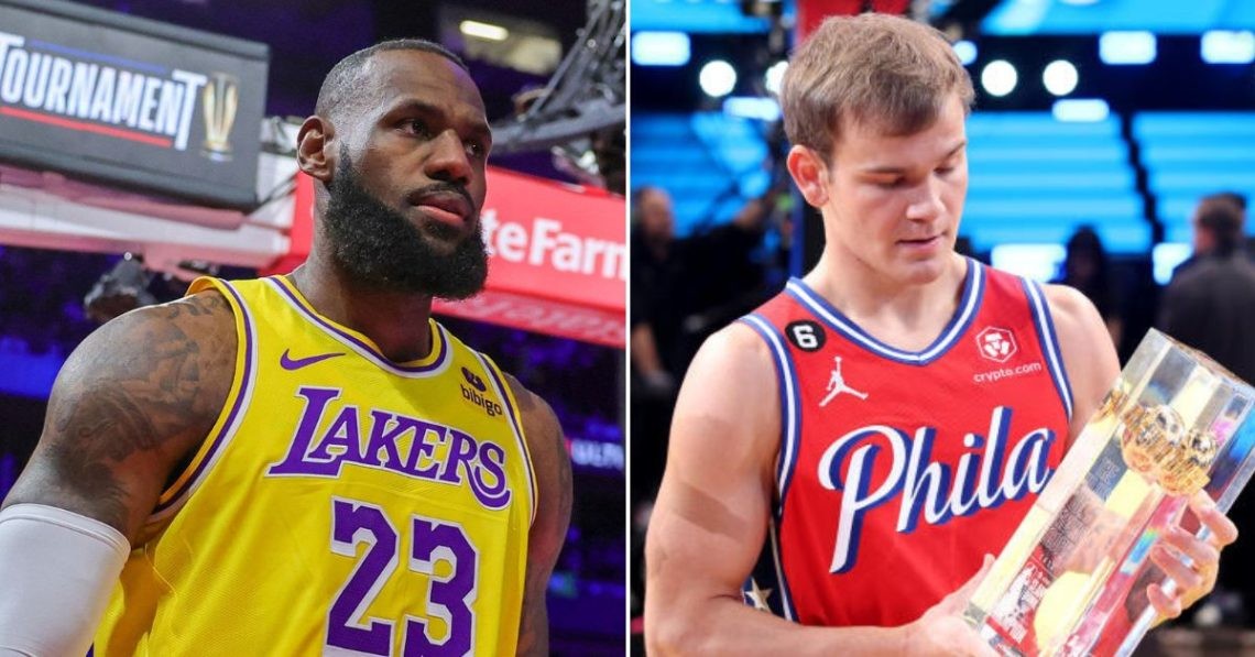 LeBron James and Mac McClung (Credits: Getty Images and X)